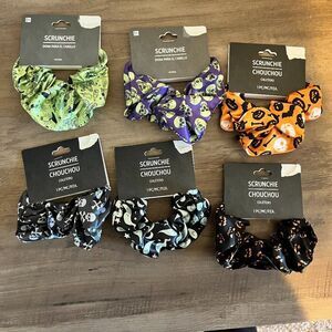 NEW Halloween Scrunchies NWT